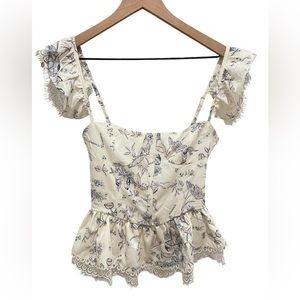 Floral Corset Top